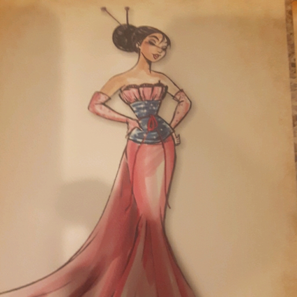 Mulan disney fashion princess photo stunning 8x10